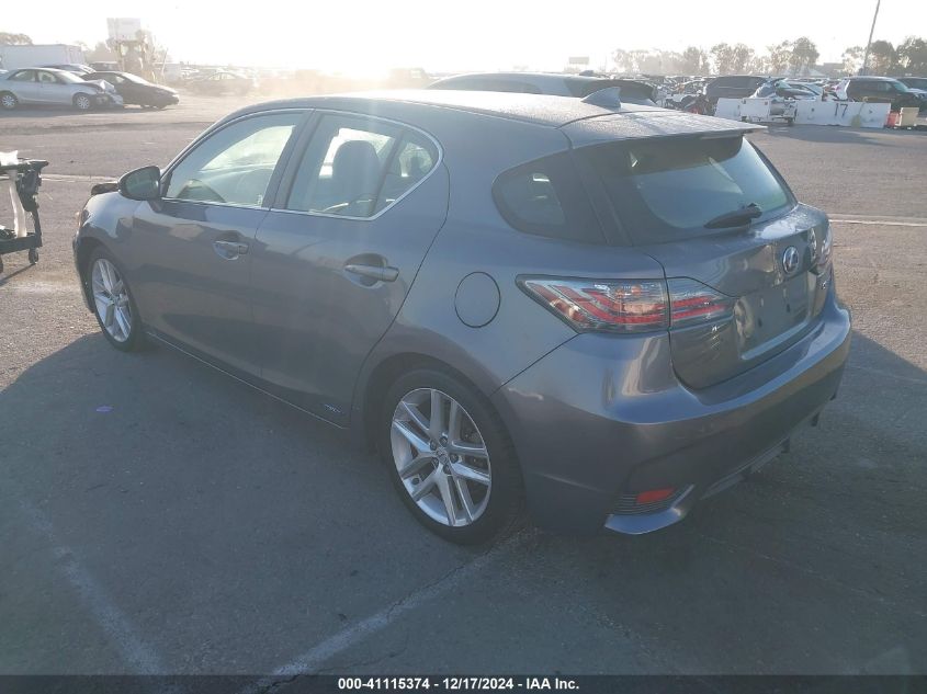 2015 Lexus Ct 200H VIN: JTHKD5BH2F2221706 Lot: 41115374