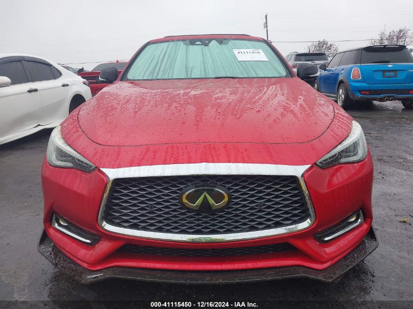 2019 Infiniti Q60 3.0T Red Sport 400 VIN: JN1FV7EL1KM440024 Lot: 41115450