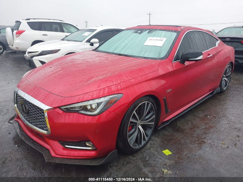 2019 Infiniti Q60 3.0T Red Sport 400 VIN: JN1FV7EL1KM440024 Lot: 41115450