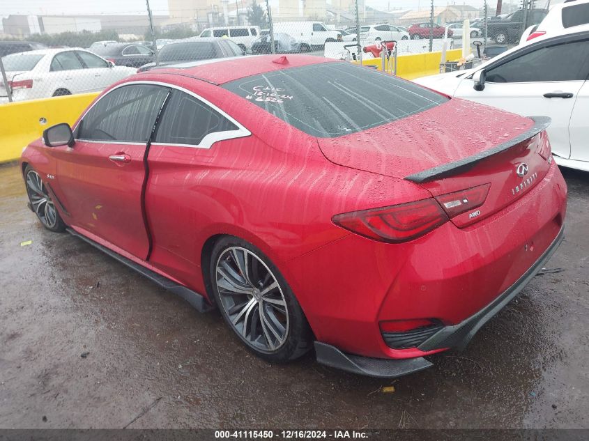 2019 Infiniti Q60 3.0T Red Sport 400 VIN: JN1FV7EL1KM440024 Lot: 41115450