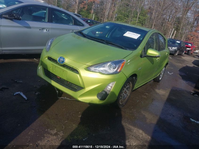 2015 Toyota Prius C Two VIN: JTDKDTB36F1103657 Lot: 41115615