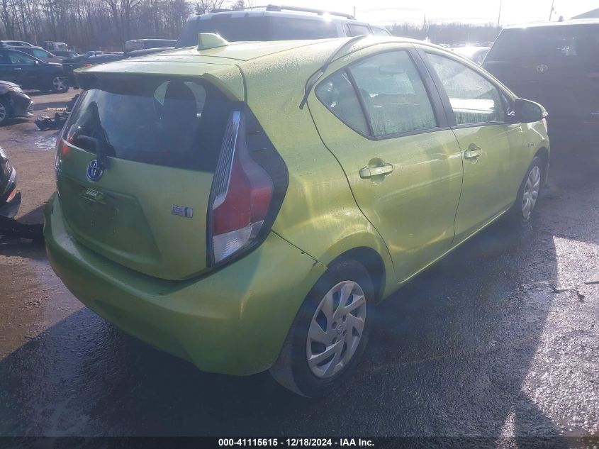 2015 Toyota Prius C Two VIN: JTDKDTB36F1103657 Lot: 41115615