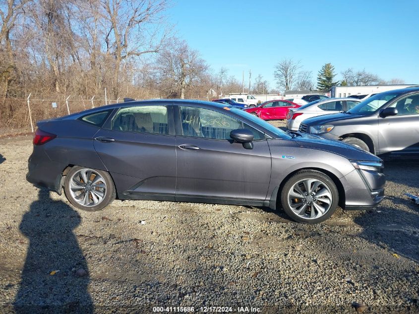 2018 Honda Clarity Touring VIN: JHMZC5F36JC001603 Lot: 41115686