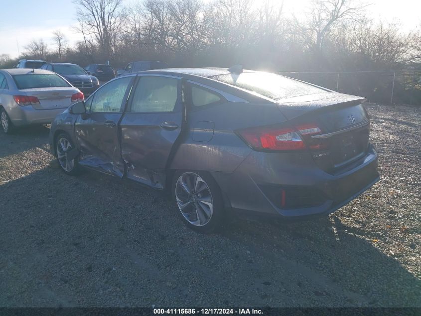 2018 Honda Clarity Touring VIN: JHMZC5F36JC001603 Lot: 41115686