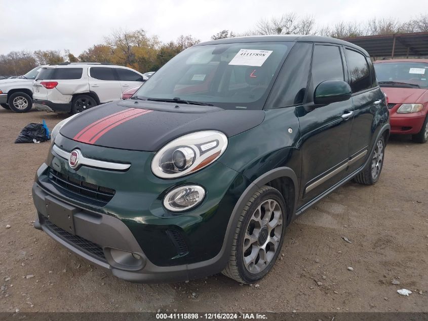 2014 Fiat 500L Trekking VIN: ZFBCFADH1EZ014013 Lot: 41115898