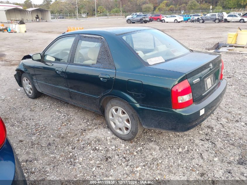 1999 Mazda Protege Dx/Lx VIN: JM1BJ2227X0125801 Lot: 41115936