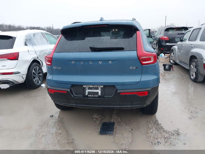 2024 Volvo Xc40 B5 Plus Dark Theme VIN: YV4L12UL2R2359133 Lot: 41116256