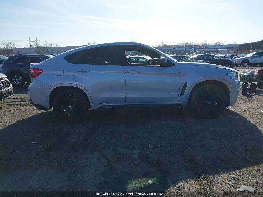 2016 BMW X6 xDrive35I VIN: 5UXKU2C51G0N83834 Lot: 41116372