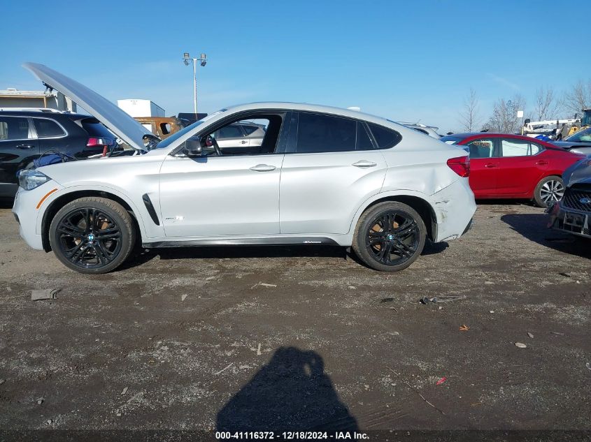 2016 BMW X6 xDrive35I VIN: 5UXKU2C51G0N83834 Lot: 41116372