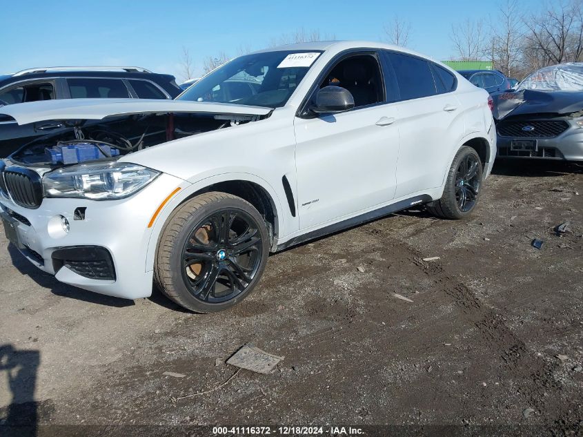 2016 BMW X6 xDrive35I VIN: 5UXKU2C51G0N83834 Lot: 41116372