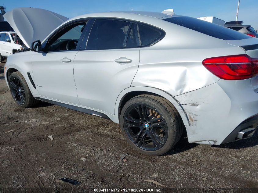 2016 BMW X6 xDrive35I VIN: 5UXKU2C51G0N83834 Lot: 41116372