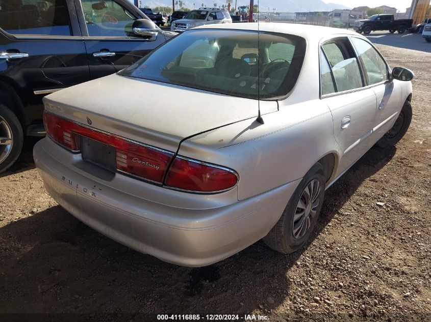 2005 Buick Century VIN: 2G4WS52J151139312 Lot: 41116885