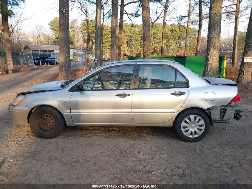 2007 Mitsubishi Lancer Es VIN: JA3AJ26E17U017424 Lot: 41117425