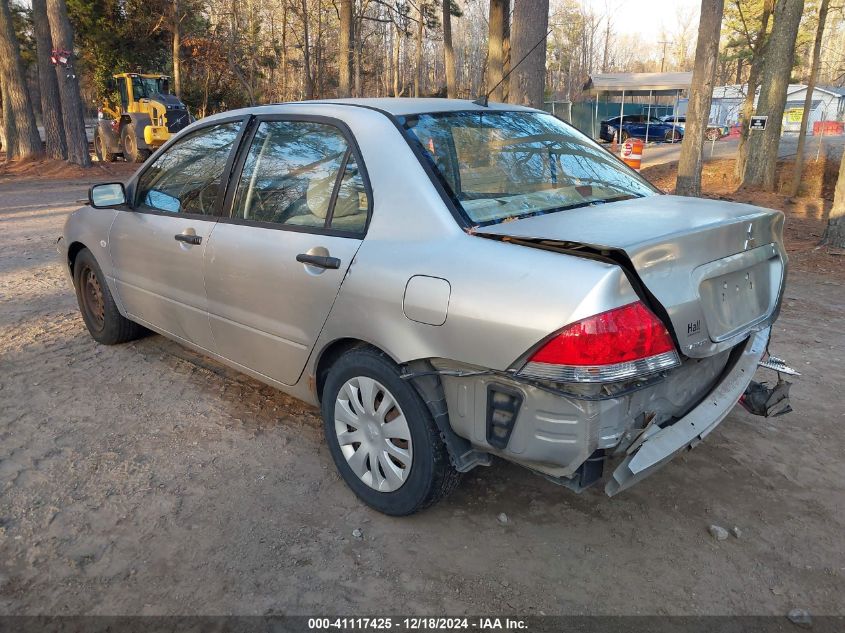 2007 Mitsubishi Lancer Es VIN: JA3AJ26E17U017424 Lot: 41117425