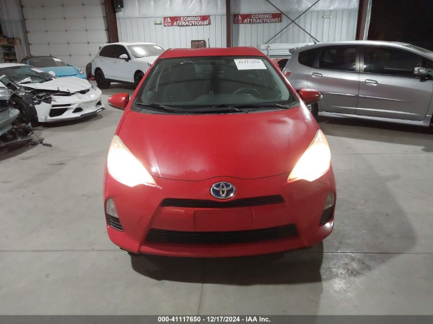 2013 Toyota Prius C Two VIN: JTDKDTB35D1539607 Lot: 41117650