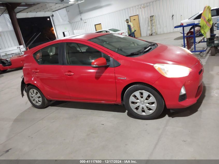 2013 Toyota Prius C Two VIN: JTDKDTB35D1539607 Lot: 41117650