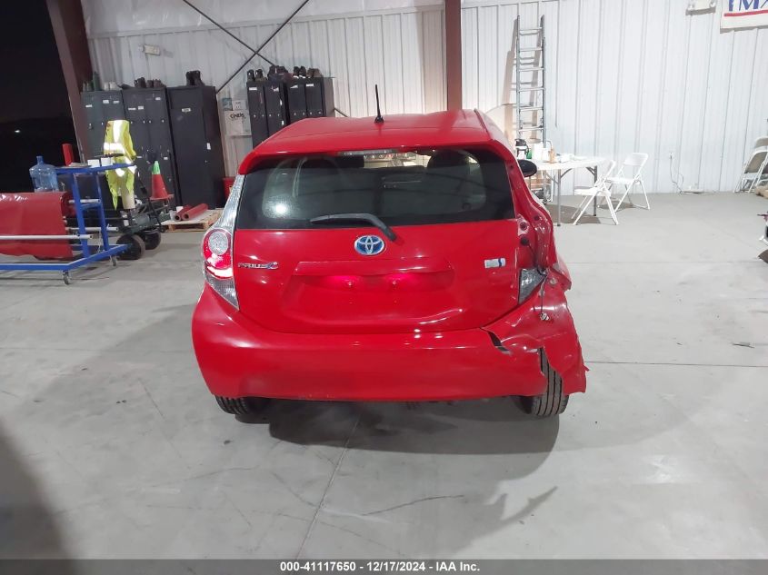 2013 Toyota Prius C Two VIN: JTDKDTB35D1539607 Lot: 41117650