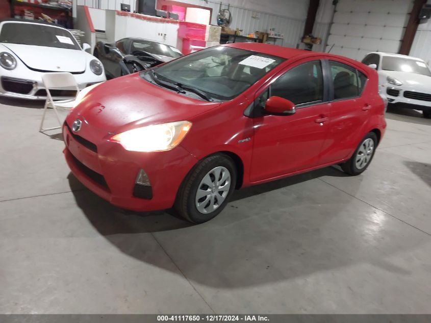 2013 Toyota Prius C Two VIN: JTDKDTB35D1539607 Lot: 41117650