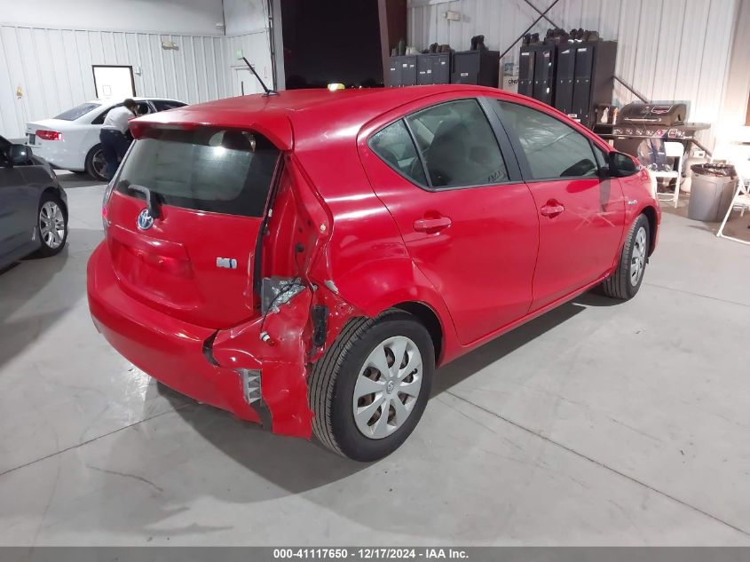 2013 Toyota Prius C Two VIN: JTDKDTB35D1539607 Lot: 41117650