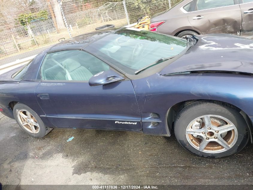 1998 Pontiac Firebird VIN: 2G2FS22K7W2227910 Lot: 41117836