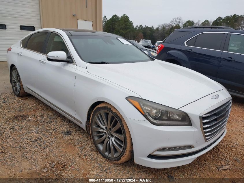 2015 Hyundai Genesis 5.0 VIN: KMHGN4JF8FU073687 Lot: 41118050