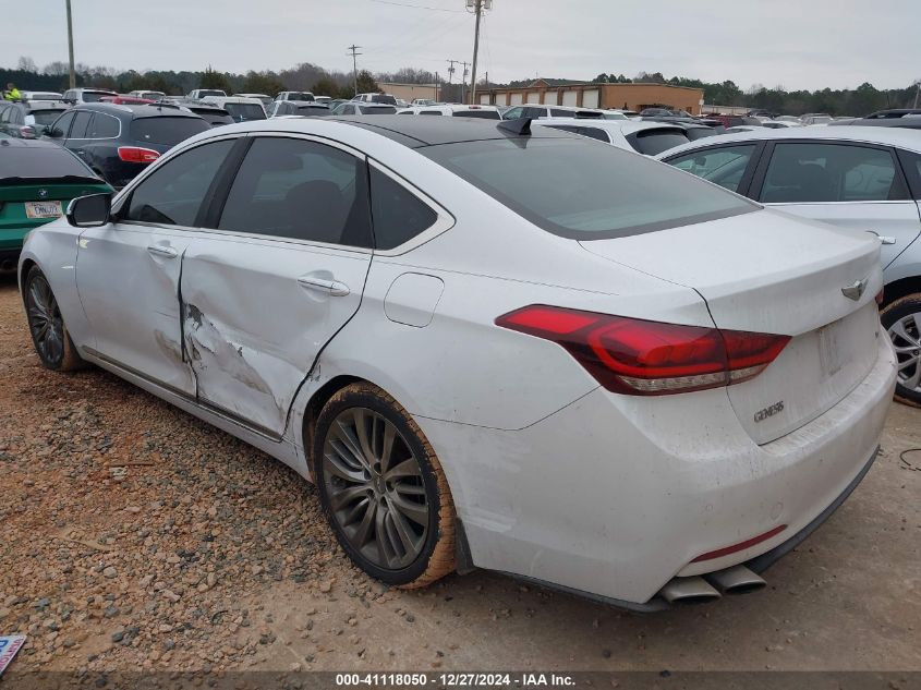 2015 Hyundai Genesis 5.0 VIN: KMHGN4JF8FU073687 Lot: 41118050