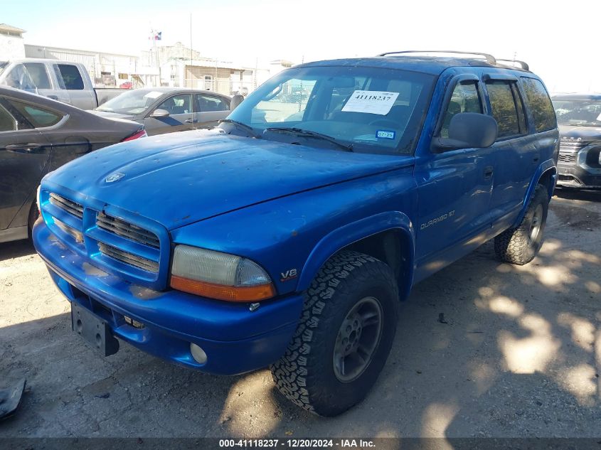 1998 Dodge Durango Slt VIN: 1B4HS28Y4WF165152 Lot: 41118237