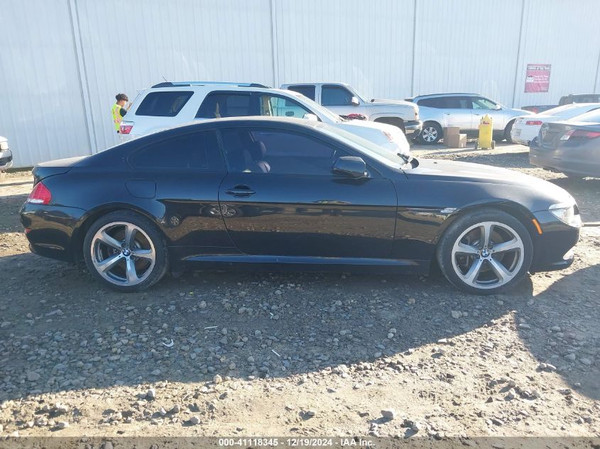 2010 BMW 650I VIN: WBAEA5C54ACV93740 Lot: 41118345