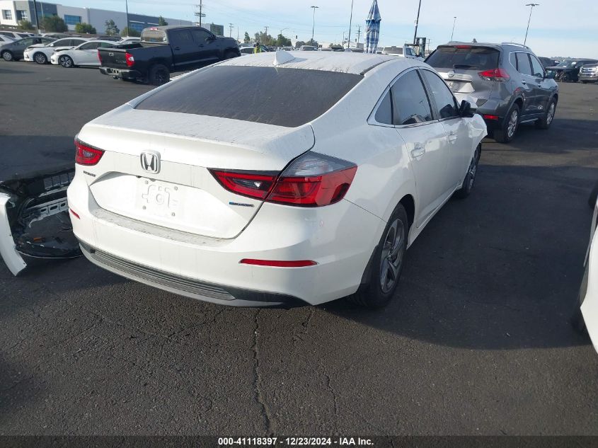 2019 Honda Insight Ex VIN: 19XZE4F5XKE033293 Lot: 41118397