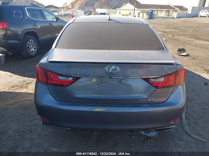 2013 Lexus Gs 350 VIN: JTHCE1BL1D5007901 Lot: 41118542