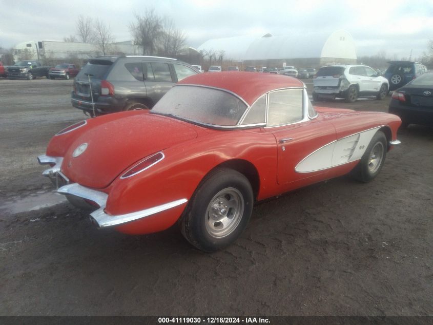 1960 Chevrolet Corvette VIN: 00867S105161 Lot: 41119030