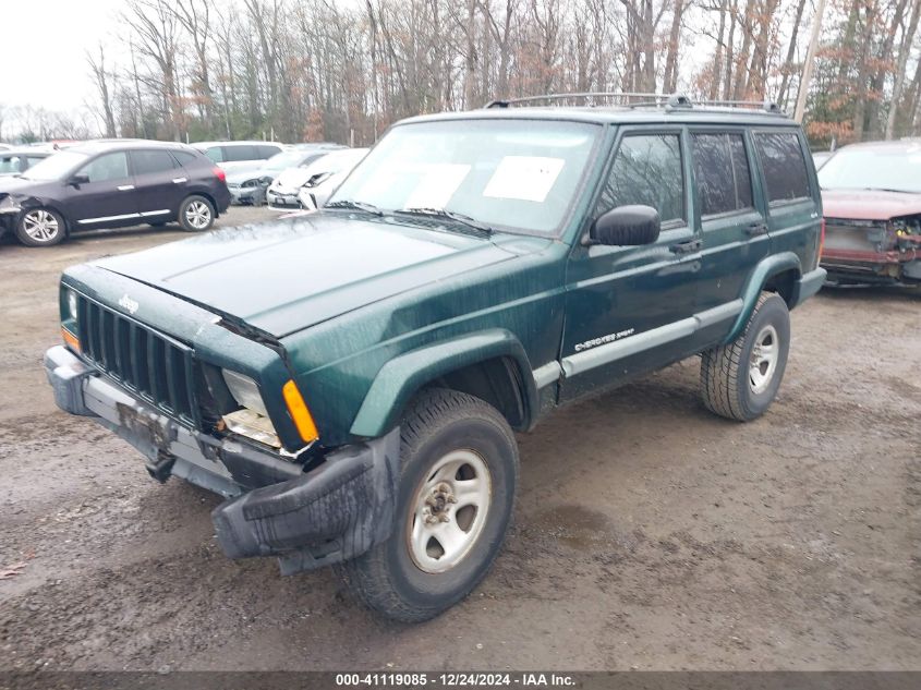 2000 Jeep Cherokee Sport VIN: 1J4FF48S8YL100292 Lot: 41119085