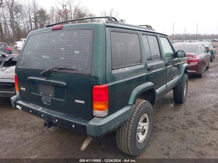 2000 Jeep Cherokee Sport VIN: 1J4FF48S8YL100292 Lot: 41119085