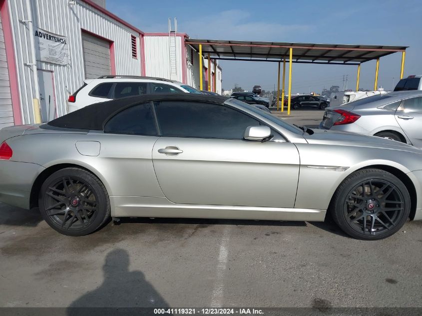 2006 BMW 650 VIN: WBAEK13486CN72278 Lot: 41119321