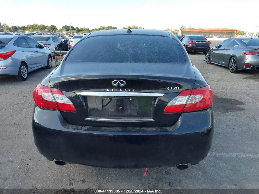 2011 Infiniti M37X VIN: JN1BY1AR7BM375256 Lot: 41119385