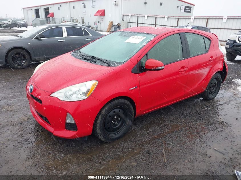 2014 Toyota Prius C Two VIN: JTDKDTB31E1558432 Lot: 41119944