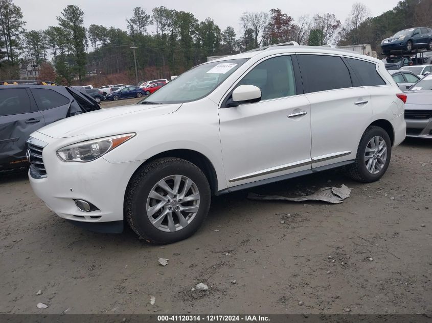 2013 Infiniti Jx35 VIN: 5N1AL0MM0DC352908 Lot: 41120314