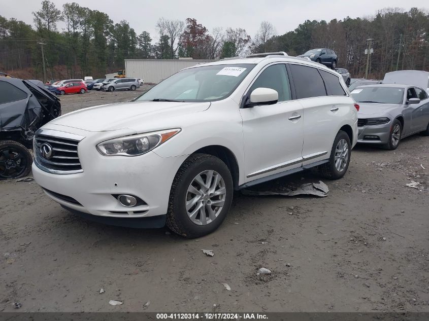 2013 Infiniti Jx35 VIN: 5N1AL0MM0DC352908 Lot: 41120314