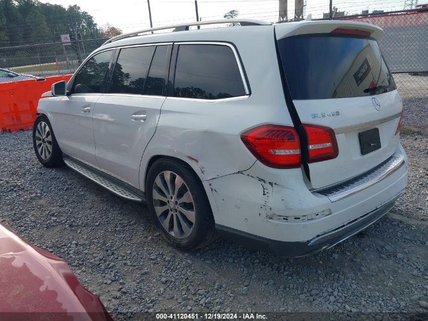 2017 Mercedes-Benz Gls 450 4Matic VIN: 4JGDF6EE5HA895218 Lot: 41120451