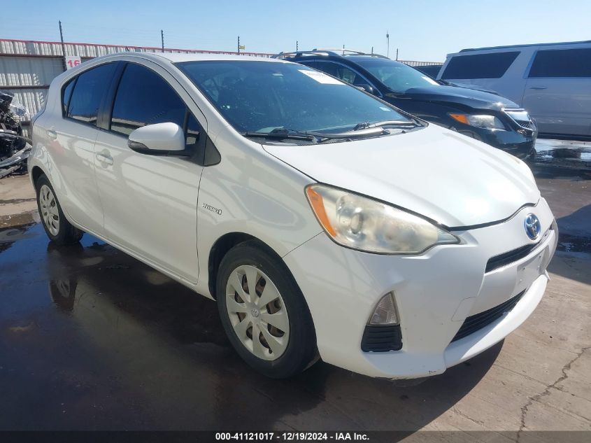 2012 Toyota Prius C Two VIN: JTDKDTB38C1526185 Lot: 41121017