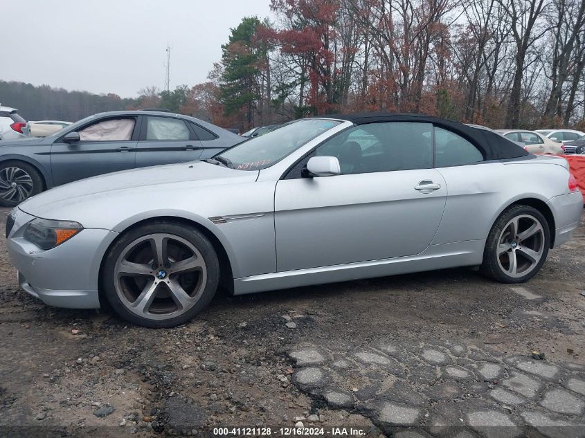 2007 BMW 650I VIN: WBAEK13517CN81477 Lot: 41121128