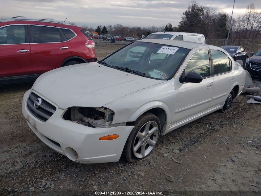 2002 Nissan Maxima Gle/Gxe/Se VIN: JN1DA31D52T418799 Lot: 41121203