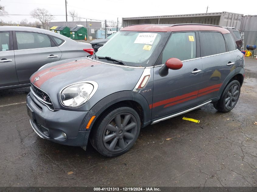 2016 Mini Countryman Cooper S VIN: WMWZC3C57GWT09055 Lot: 41121313