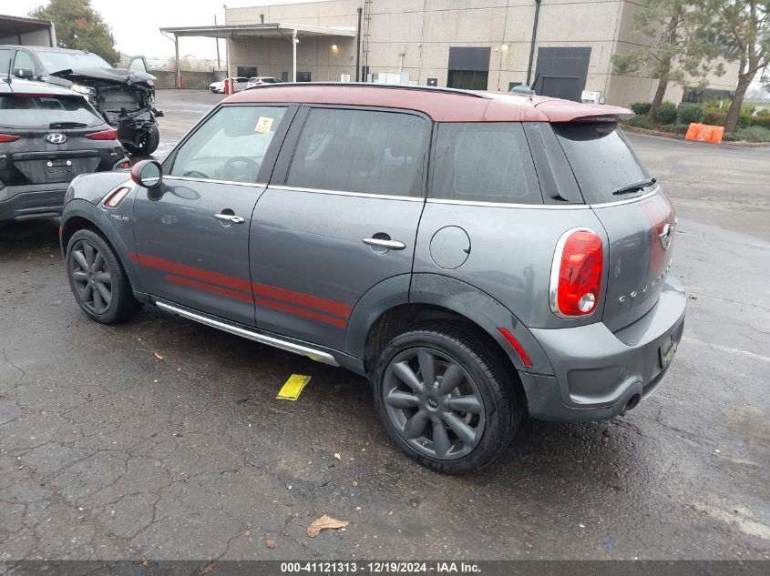 2016 Mini Countryman Cooper S VIN: WMWZC3C57GWT09055 Lot: 41121313