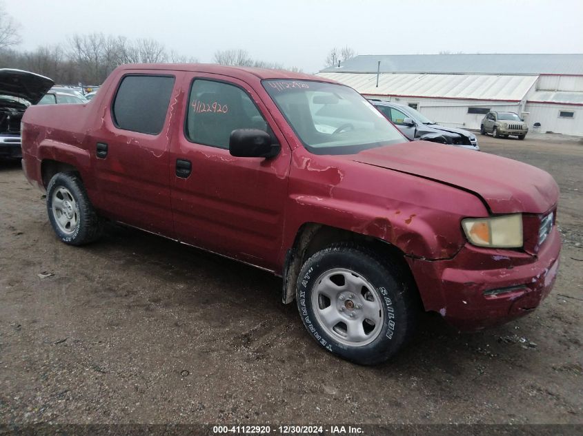 2006 Honda Ridgeline Rt VIN: 2HJYK16246H523002 Lot: 41122920