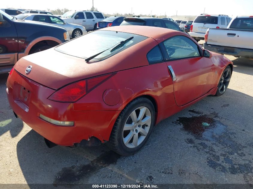 2004 Nissan 350Z VIN: JN1AZ34D44M102606 Lot: 41123390