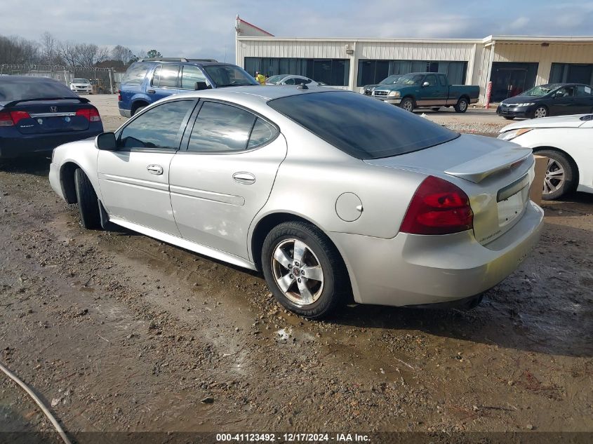 2005 Pontiac Grand Prix Gt VIN: 2G2WS522551163114 Lot: 41123492