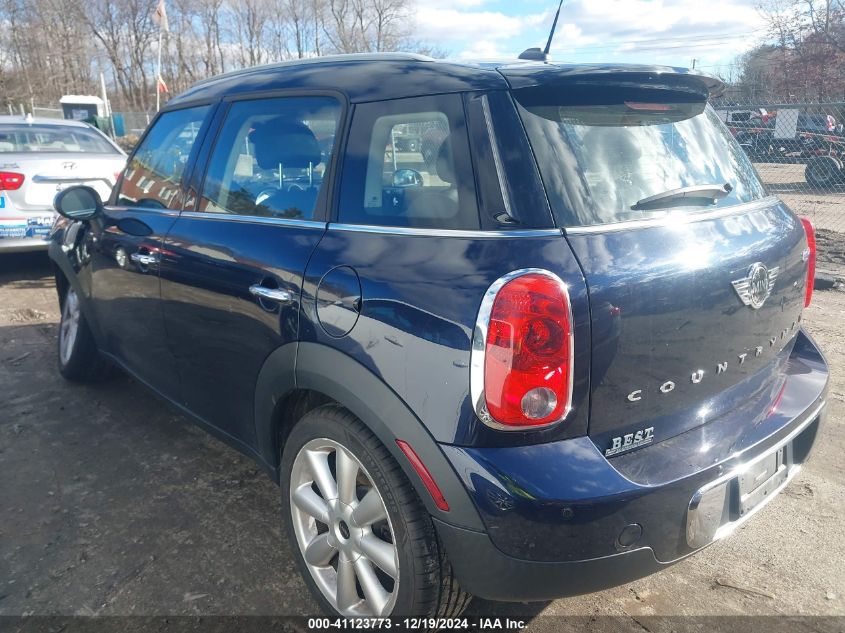 2013 Mini Countryman Cooper VIN: WMWZB3C59DWM09981 Lot: 41123773