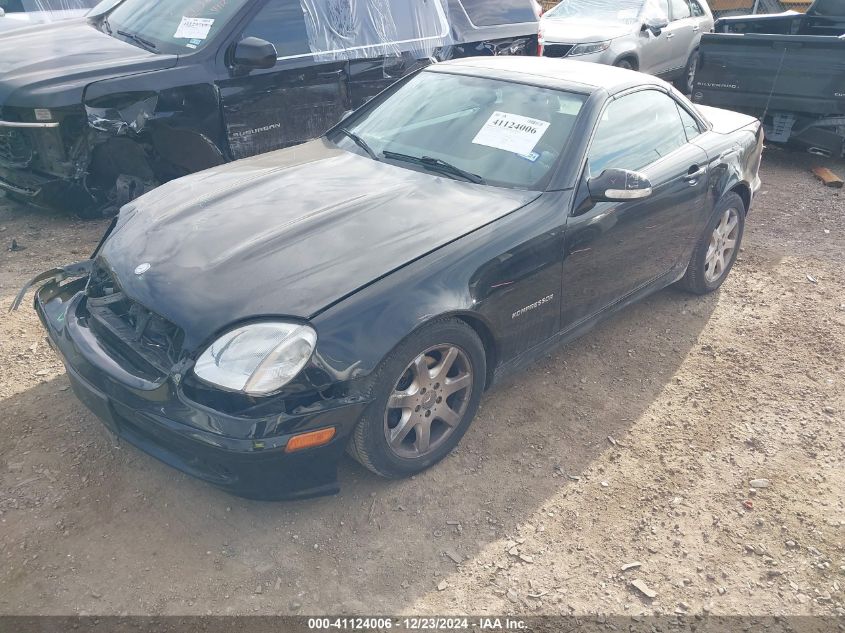 2003 Mercedes-Benz Slk 230 Kompressor VIN: WDBKK49F83F287623 Lot: 41124006