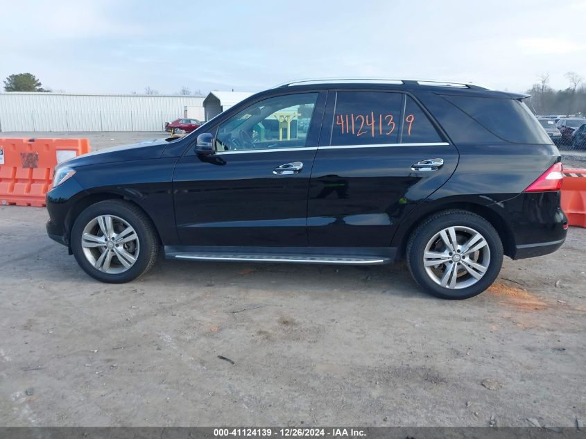 2015 Mercedes-Benz Ml 350 4Matic VIN: 4JGDA5HB6FA524107 Lot: 41124139